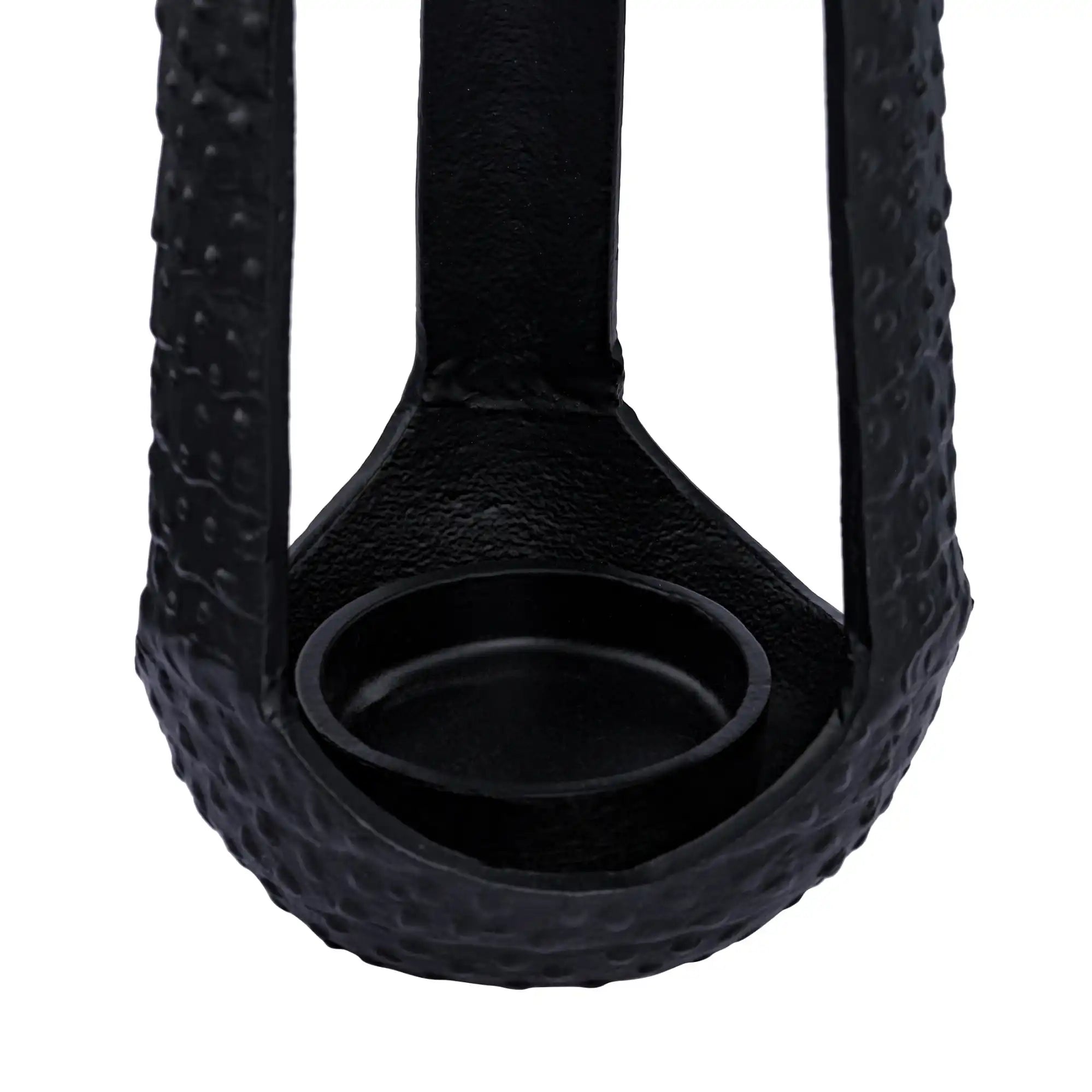 Black Pillar Candle Holder (Large)